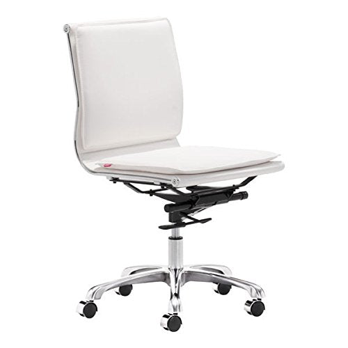 Zuo Lider Plus Adjustable Office Chair, White